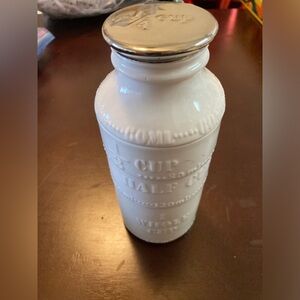 Stacking colorful measuring cups!